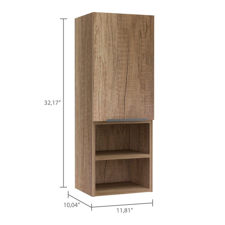 Kingston Rectangle 2 Shelf Medicine Cabinet Light Oak