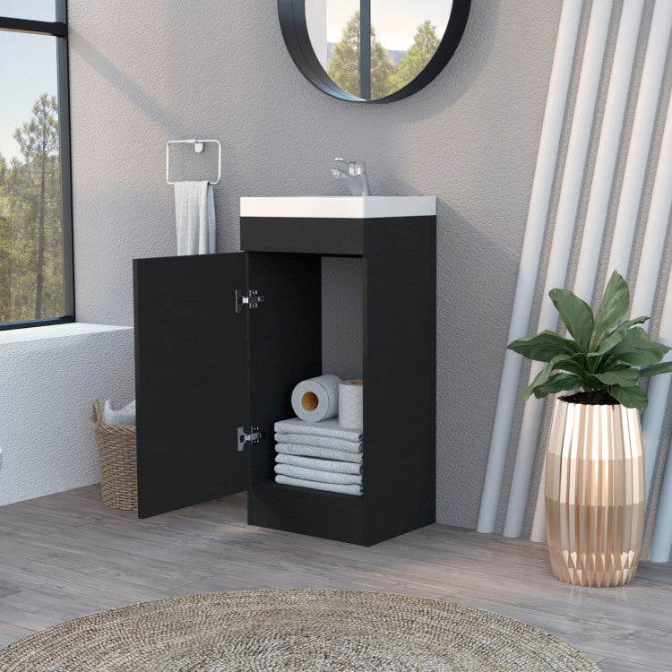 Wenge Rectangle Bathroom Vanity