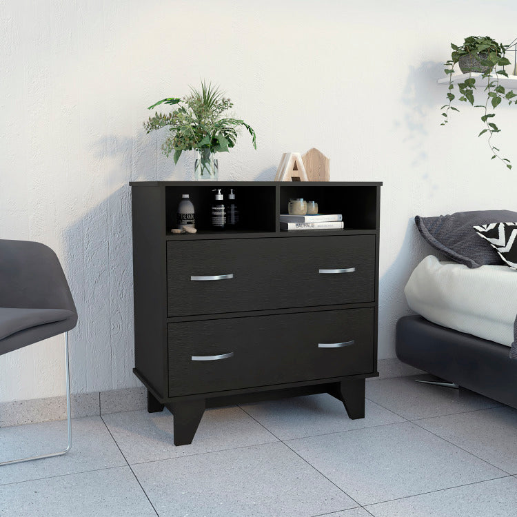 2 Drawer 2 Shelf Dresser Wenge