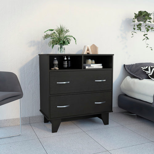 2 Drawer 2 Shelf Dresser Wenge