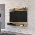 Forest Hills 3 Shelf Floating Entertainment Center Light Pine