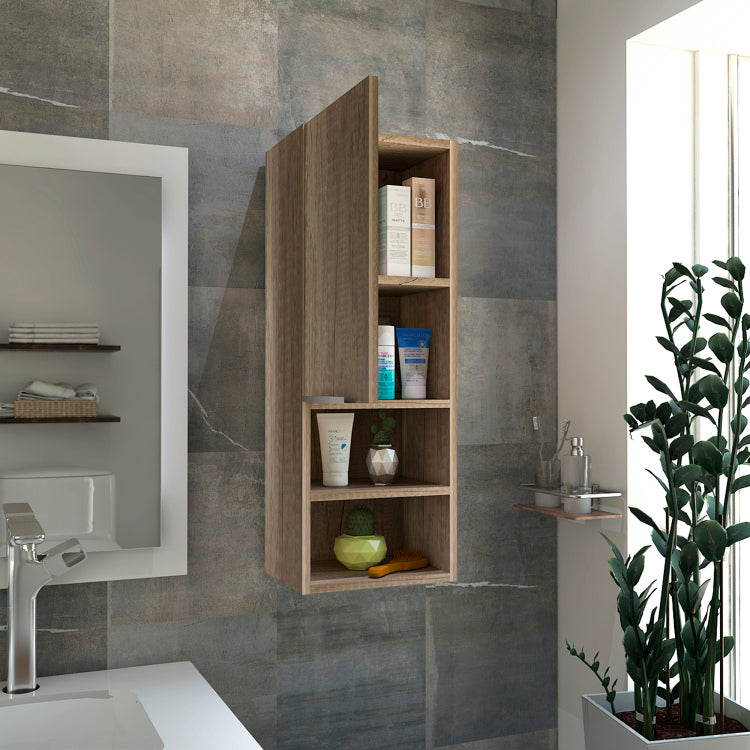 Kingston Rectangle 2 Shelf Medicine Cabinet Light Oak