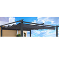 Replacement Canopy Top Cover Fabric For 13 X 10 Ft Outdoor Patio Retractable Pergola Sun Shelter Canopy