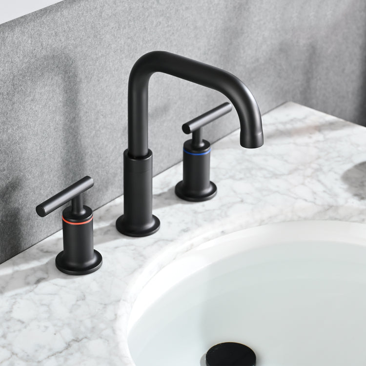 8 Inch Widespread Bathroom Sink Faucet With Pop Up Drain