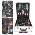 899Pcs Home Repair Tool Set Kit, Toolbox Storage Case With 4 Drawers, General Household Tool Kit With Rolling Tool Box, Tool Set Kit For Maintenance, Garden, Homeowner, Handyman Silver