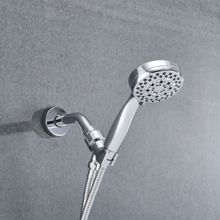 5 Mode Adjustable Settings Handheld Shower Head With Hose High Pressure Shower Heads