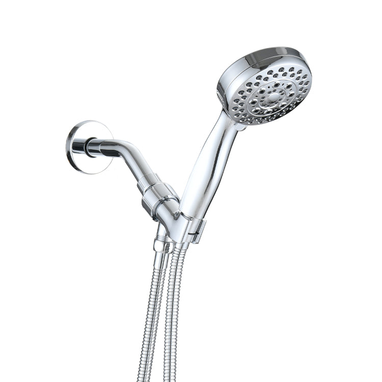 5 Mode Adjustable Settings Handheld Shower Head With Hose High Pressure Shower Heads