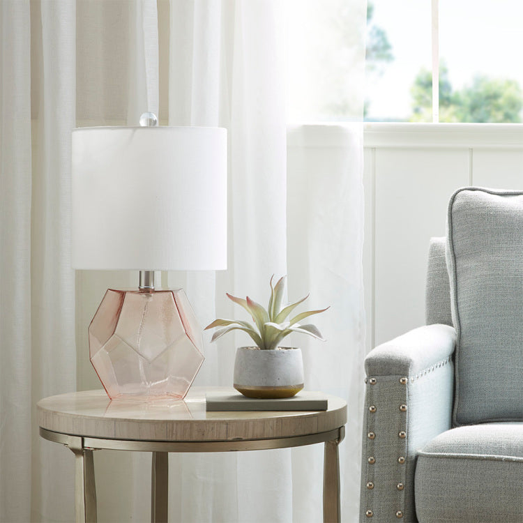 Geometric Glass Table Lamp