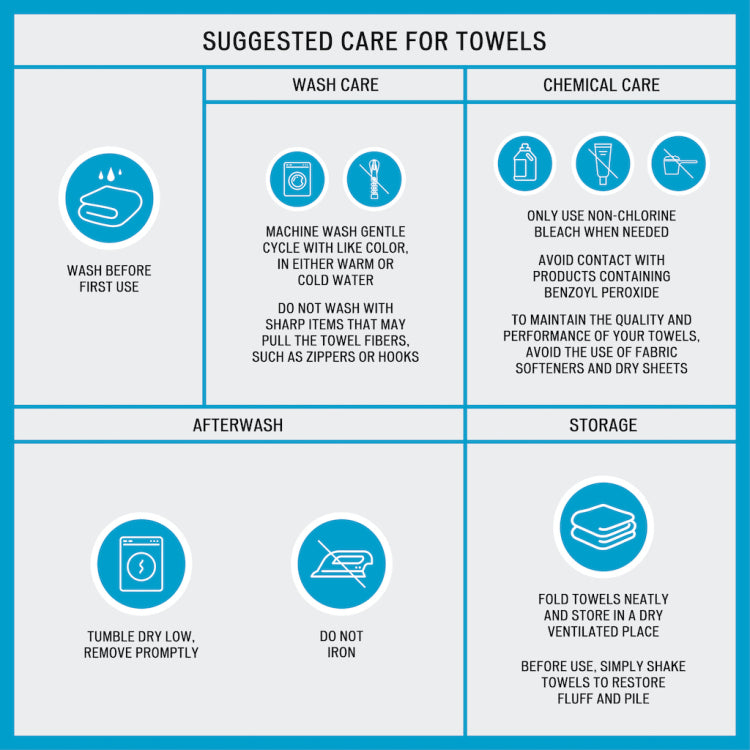 Cotton Jacquard Bath Towel 6 Piece Set