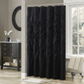 Tufted Semi Sheer Shower Curtain