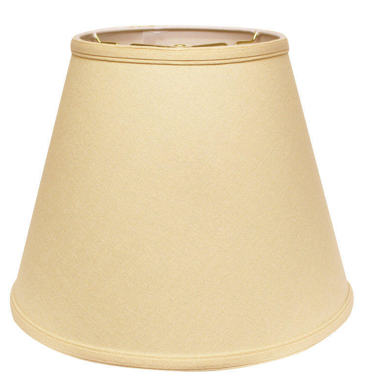 Slant Deep Empire Hardback Lampshade With Washer Fitter, Beige