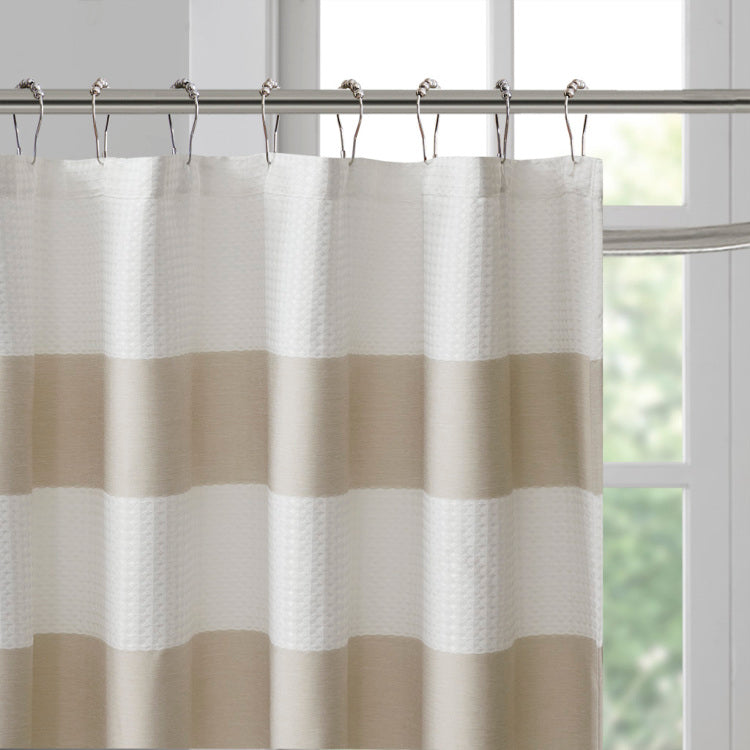 Shower Curtain With 3M Treatment Taupe 72X72"
