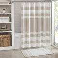 Shower Curtain With 3M Treatment Taupe 72X72"