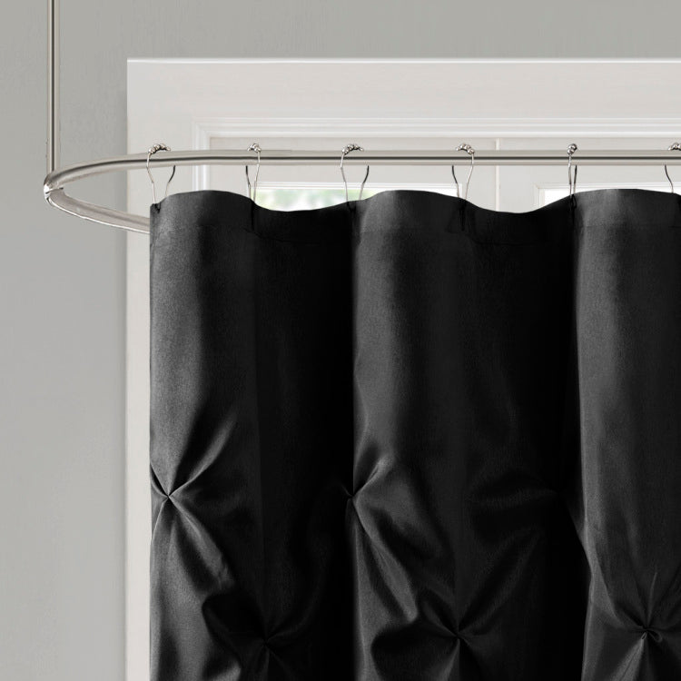 Tufted Semi Sheer Shower Curtain