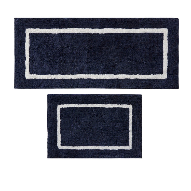Reversible High Pile Tufted Bath Rug