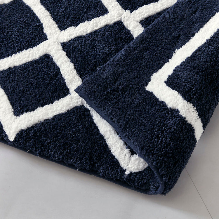 Reversible High Pile Tufted Bath Rug