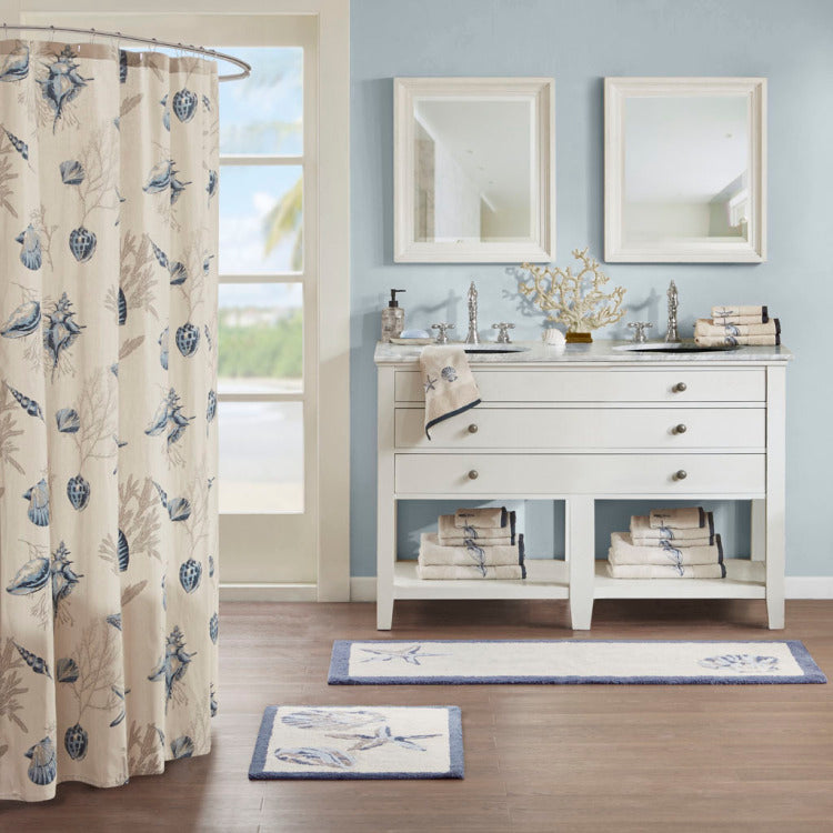 Reversible High Pile Tufted Bath Rug