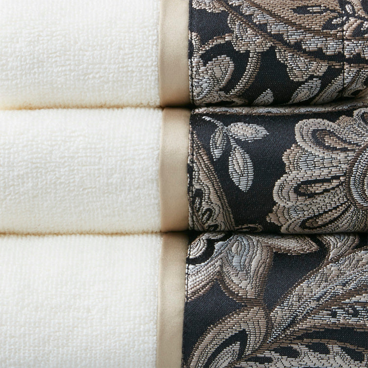 6 Piece Jacquard Towel Set