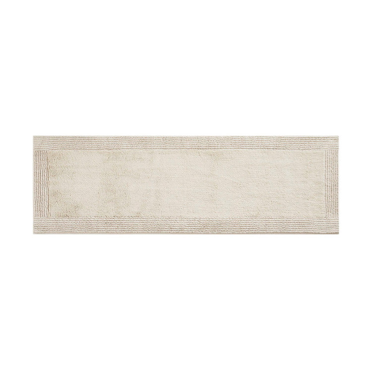 100% Cotton Tufted 3000 Gsm Reversible Bath Rug Natural 24X72"