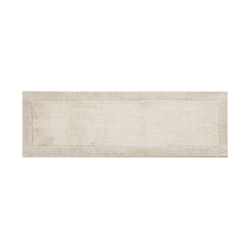 100% Cotton Tufted 3000 Gsm Reversible Bath Rug Natural 24X72"