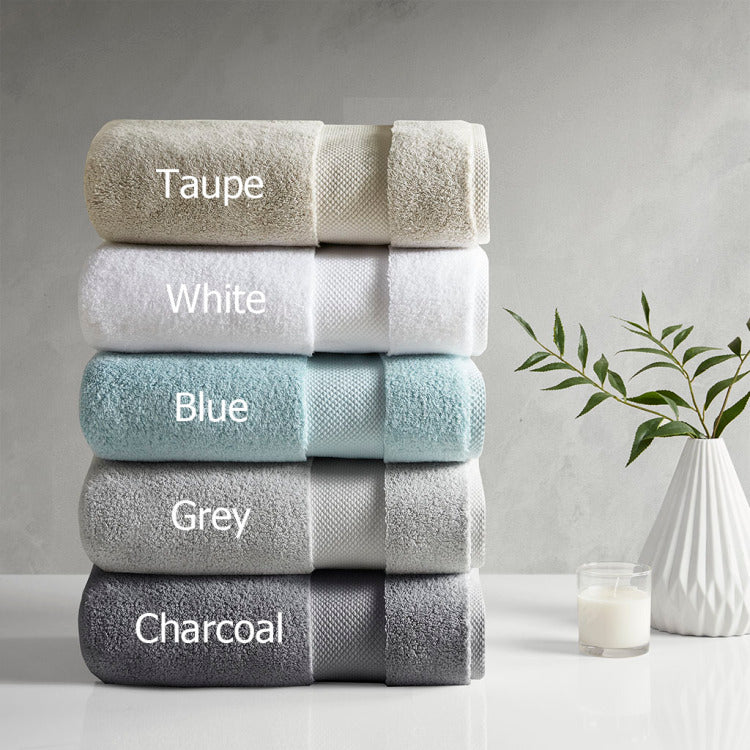 1000Gsm 100% Cotton 6 Piece Towel Set