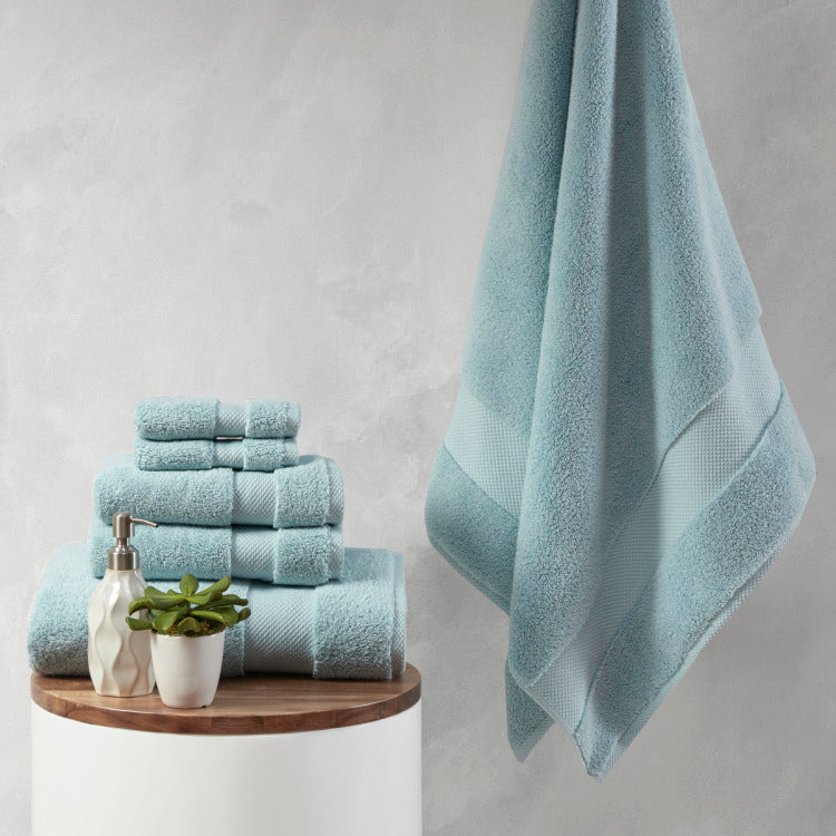 1000Gsm 100% Cotton 6 Piece Towel Set