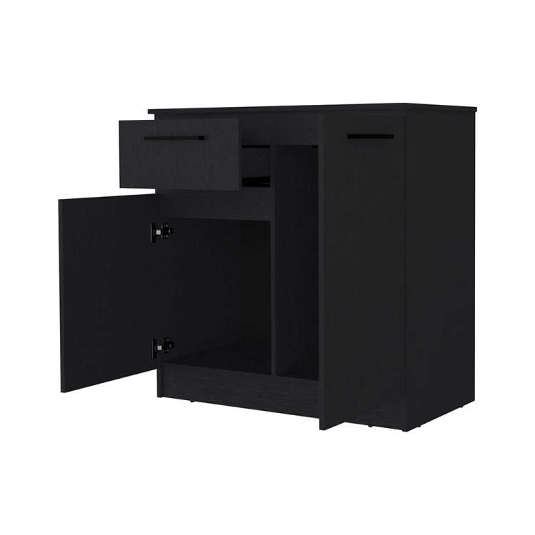 2 Door 1 Drawer Dresser Wenge