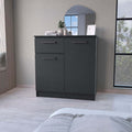 2 Door 1 Drawer Dresser Wenge