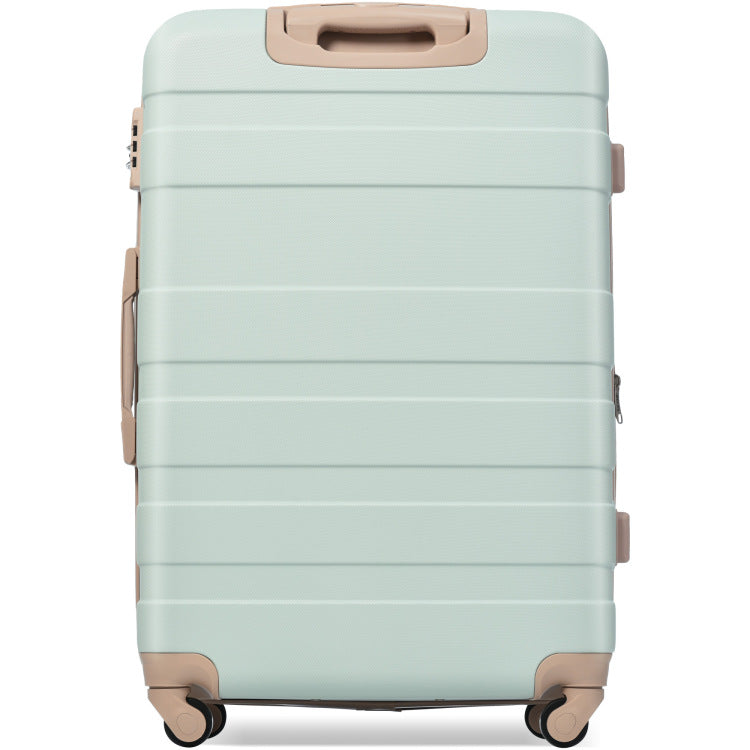 Luggage Sets Model Abs Hardshell 3Pcs Clearance Luggage Hardside Lightweight Durable Suitcase Sets Spinner Wheels Suitcase With Tsa Lock 20''24''28'' Grey Green