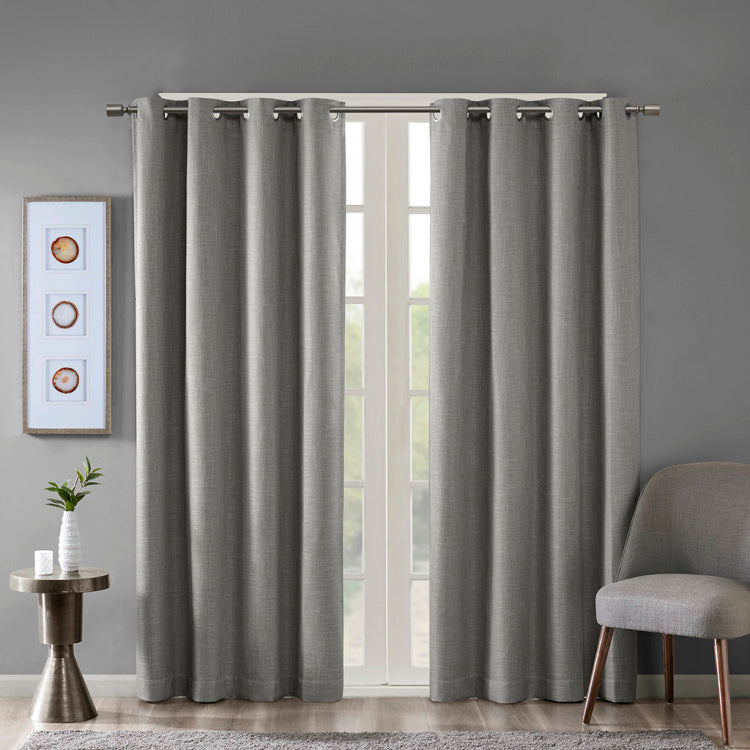 Printed Ed Blackout Grommet Top Curtain Panel Only 1 Pc Panel