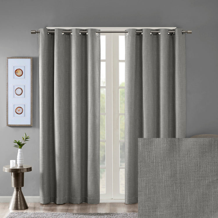 Printed Ed Blackout Grommet Top Curtain Panel Only 1 Pc Panel
