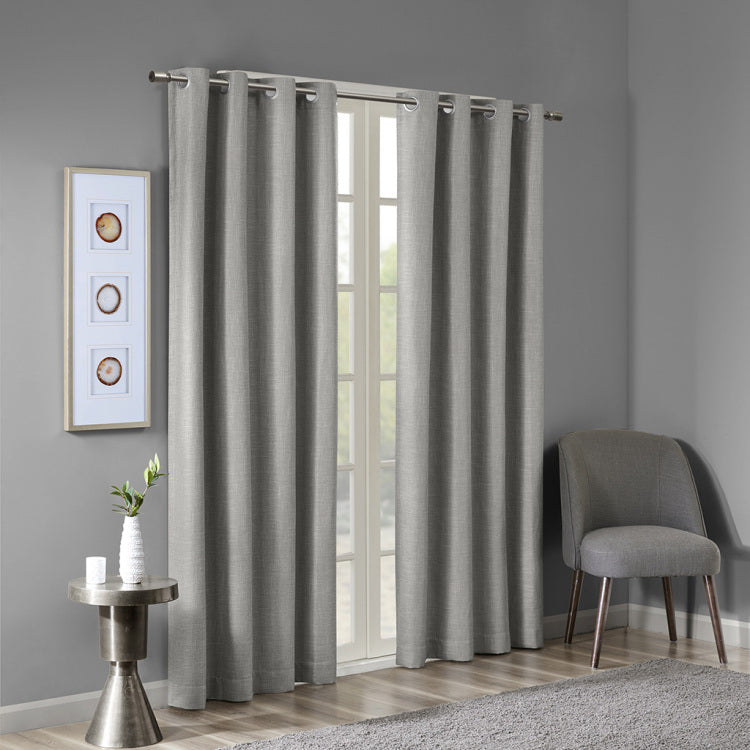 Printed Ed Blackout Grommet Top Curtain Panel Only 1 Pc Panel