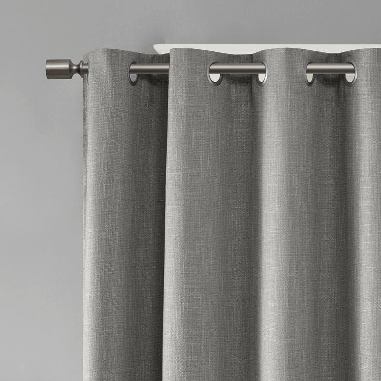 Printed Ed Blackout Grommet Top Curtain Panel Only 1 Pc Panel