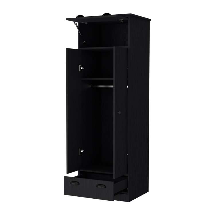 Double Door And 1 Drawer Armoire Wenge