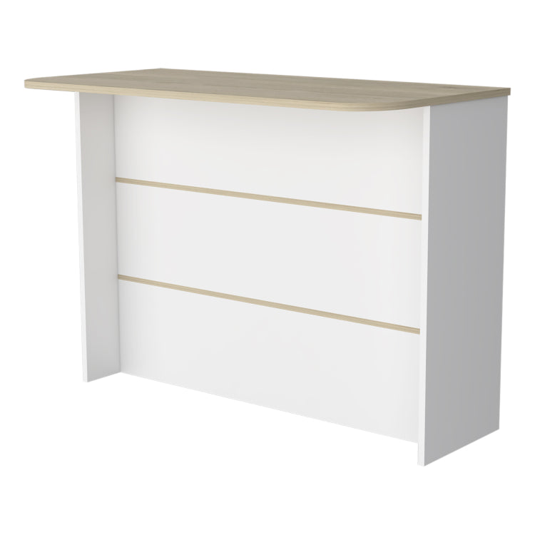 White And Light Pine 3 Tier Shelf Kitchen Island