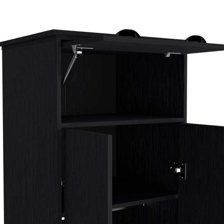 Double Door And 1 Drawer Armoire Wenge