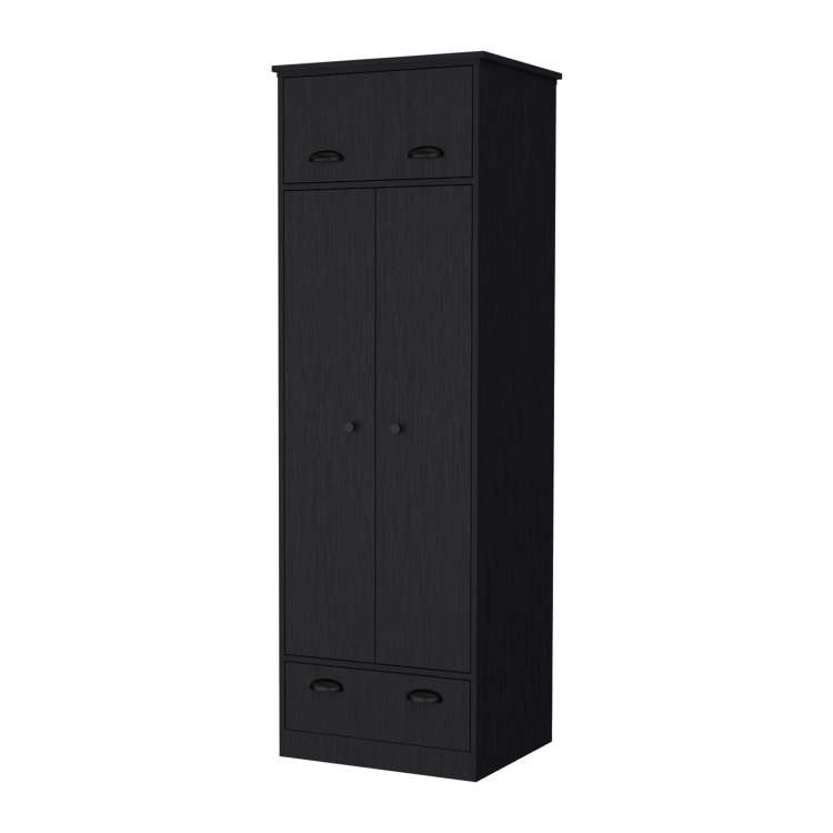 Double Door And 1 Drawer Armoire Wenge