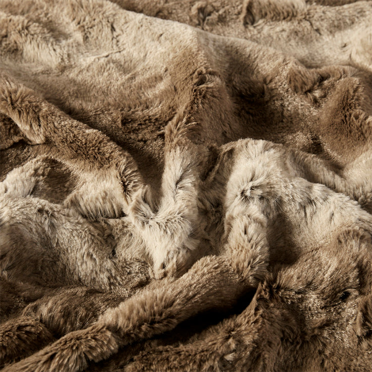 Oversized Faux Fur Throw