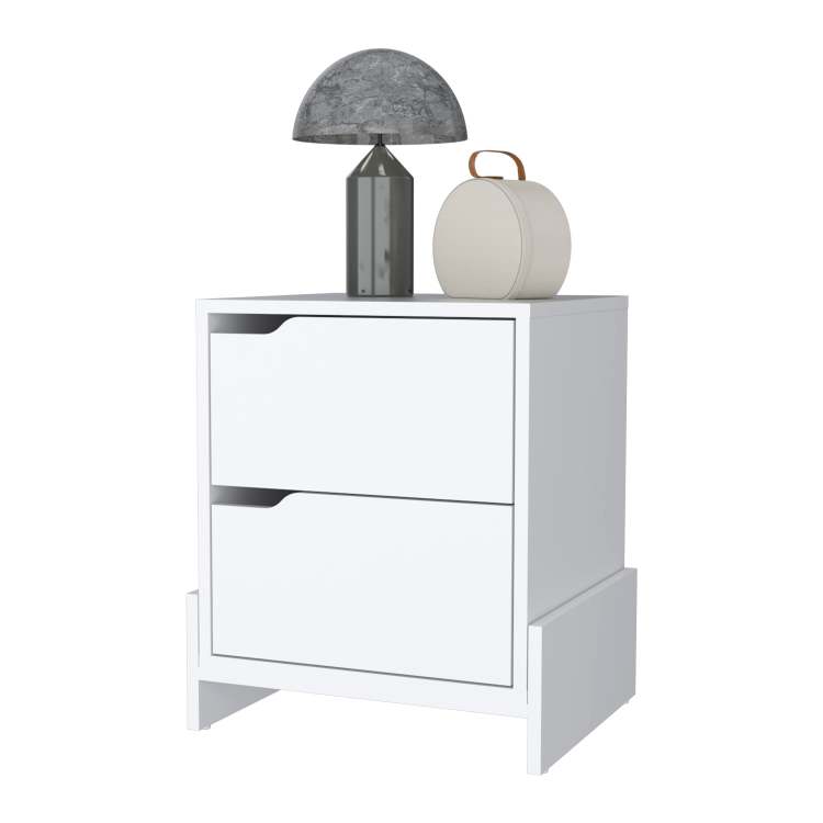 Ralston 2 Drawer Nightstand In White