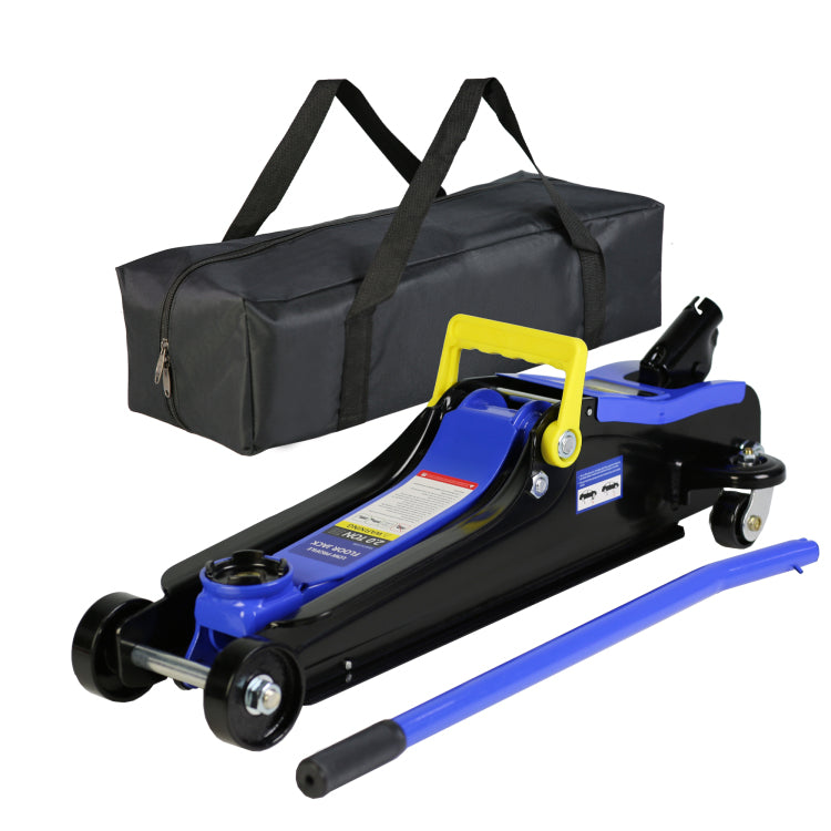 2 Ton Low Profile Floor Jack, Heav Yduty Steel Racing Floor Jack With Single Piston Quicklift Pump, Floor Jack Lifting Range 3.3" 15.2"