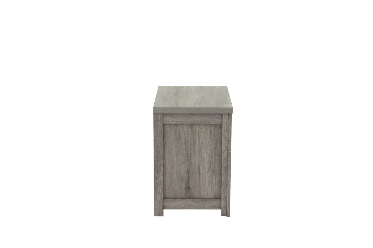 Nightstand In Light Gray Oak
