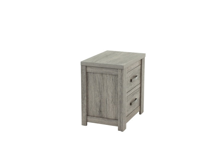 Nightstand In Light Gray Oak