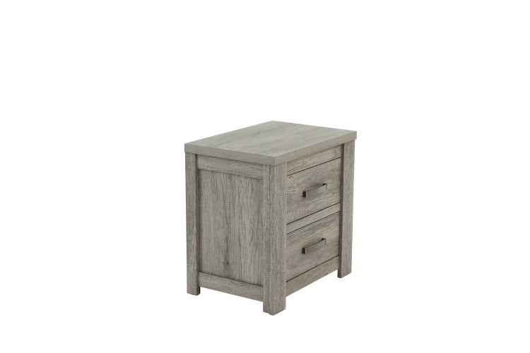 Nightstand In Light Gray Oak