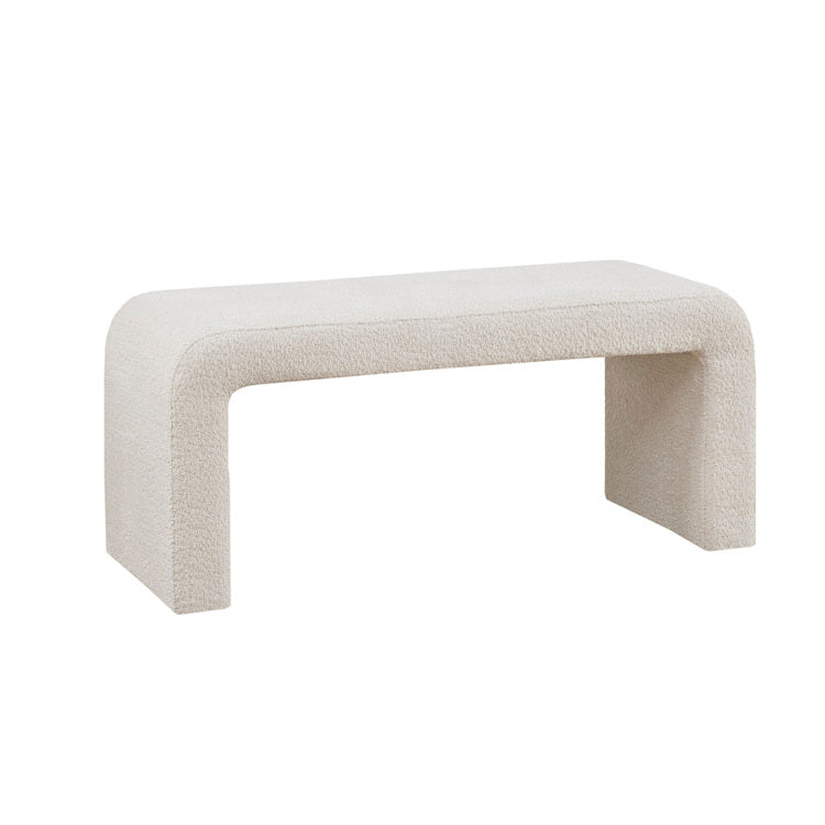 Boucle Bench Cream 42"W