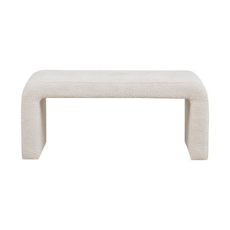 Boucle Bench Cream 42"W