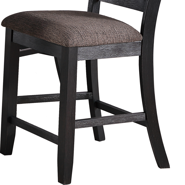High Chair In Rustic Black