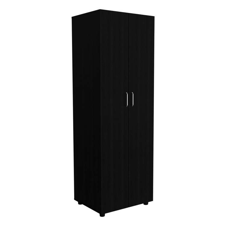3 Piece Bedroom Set, London Armoire Salento Nightstand Salento Nightstand, Black