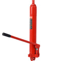 Hydraulic Long Ram Jack With Single Piston Pump And Clevis Base Fits: Garage Shop Cranes, Engine Hoists, And More : 8 Ton 16,000 Lb Capacity, Red
