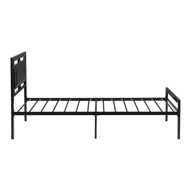 Twin Size Metal Bed Sturdy System Metal Bed Frame ,Modern Style And Comfort To Any Bedroom ,Black