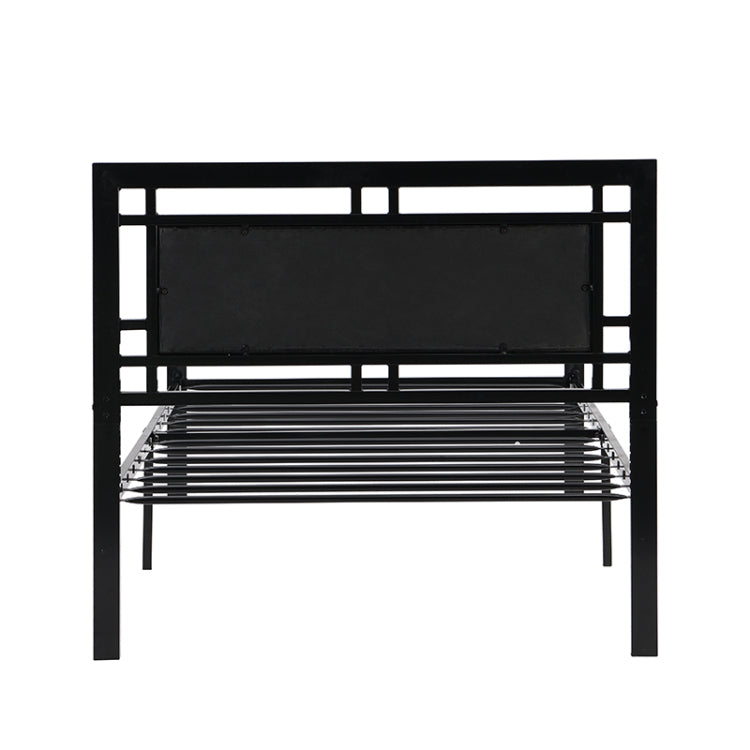 Twin Size Metal Bed Sturdy System Metal Bed Frame ,Modern Style And Comfort To Any Bedroom ,Black